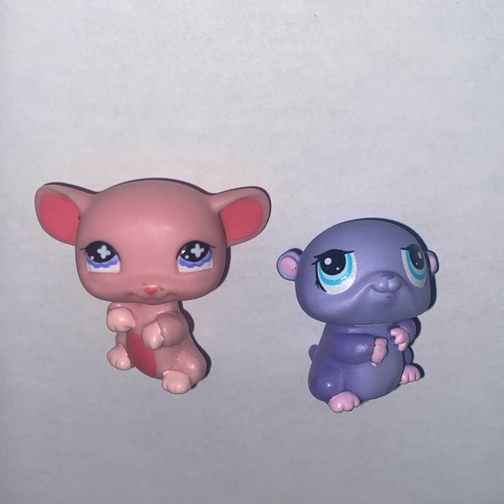 Littlest Pet Shop Bobble Head Mouse & Hamster